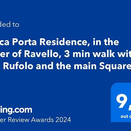 Antica Porta Residence, In The Center Of Ravello, 3 Min Walk Within Villa Rufolo And The Main Square Exteriér fotografie